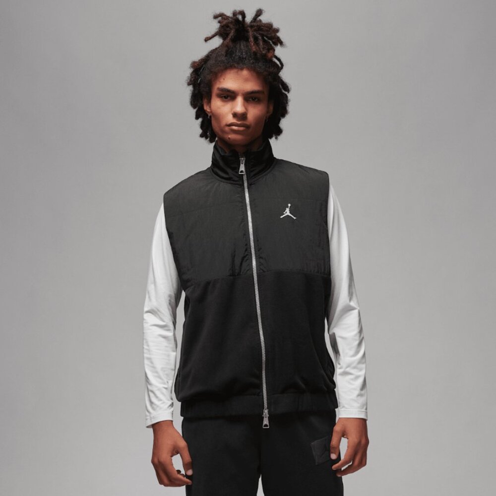 Air Jordan Essentials Winter Vest Black White Men's Sizes